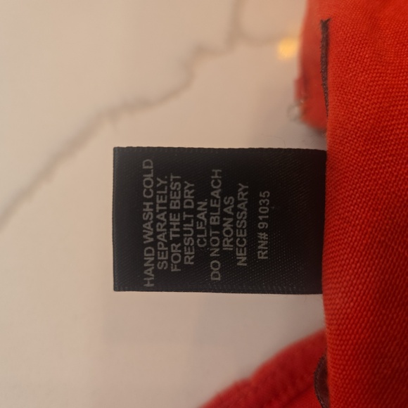 Ashley Stewart Linen Blend Lined Festive Holiday Red Maxi A-Line Skirt Womens 18 - Picture 10 of 10